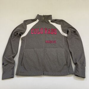 Vintage JANSPORT Sweatshirt Womens Medium Breckenridge Colorado‎ Full Zipper